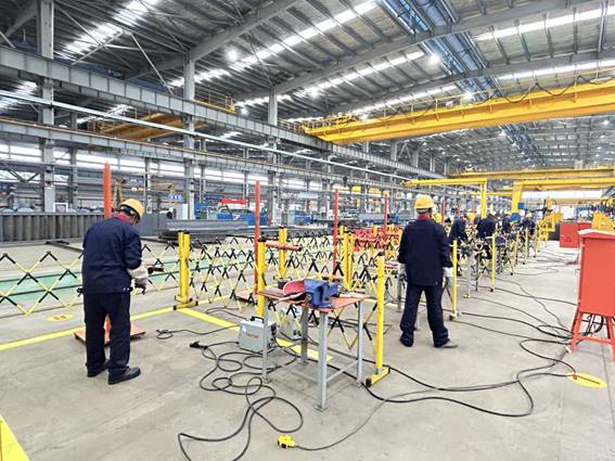 公司舉辦電焊工、電工技術(shù)比武